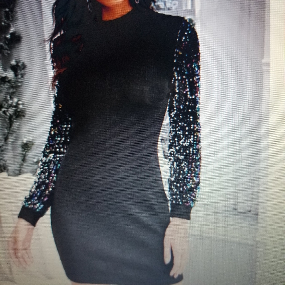 black pencil dress